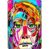 Adasena iPad Air 2 9.7" Kılıf Tablet Için Desenli Silikon Kapak - Çağdaş Tasarım - 001-Renkli