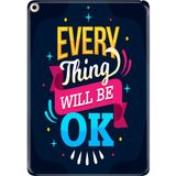 Adasena iPad Air 2 9.7" Kılıf Tablet Için Desenli Silikon Kapak - Everything - 001-Renkli