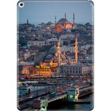 Adasena iPad Air 2 9.7" Kılıf Tablet Için Desenli Silikon Kapak - Galata - 001-Renkli