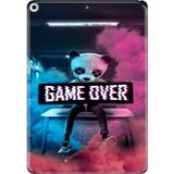 Adasena iPad Air 2 9.7" Kılıf Tablet Için Desenli Silikon Kapak - Game Over - 001-Renkli
