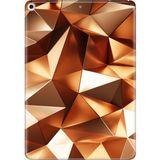 Adasena iPad Air 2 9.7" Kılıf Tablet Için Desenli Silikon Kapak - Gold Prizma - 001-Renkli