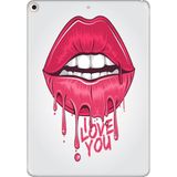 Adasena iPad Air 2 9.7" Kılıf Tablet Için Desenli Silikon Kapak - I Love U - 001-Renkli