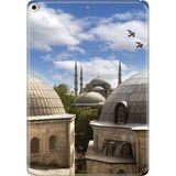 Adasena iPad Air 2 9.7" Kılıf Tablet Için Desenli Silikon Kapak - Istanbul Mimari - 001-Renkli