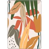 Adasena iPad Air 2 9.7" Kılıf Tablet Için Desenli Silikon Kapak - Minimal Bitkiler - 001-Renkli