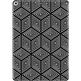 Adasena iPad Air 2 9.7" Kılıf Tablet Için Desenli Silikon Kapak - Monochrome - 001-Renkli