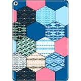 Adasena iPad Air 2 9.7" Kılıf Tablet Için Desenli Silikon Kapak - Patchwork - 001-Renkli