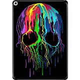 Adasena iPad Air 2 9.7" Kılıf Tablet Için Desenli Silikon Kapak - Renkli Iskelet - 001-Renkli