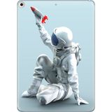 Adasena iPad Air 2 9.7" Kılıf Tablet Için Desenli Silikon Kapak - Roket - 001-Renkli