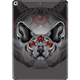 Adasena iPad Air 2 9.7" Kılıf Tablet Için Desenli Silikon Kapak - Sphynx - 001-Renkli