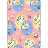 Adasena iPad Air 2 9.7" Kılıf Tablet Için Desenli Silikon Kapak - Unicorns - 001-Renkli