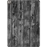 Adasena iPad Air 2 9.7" Kılıf Tablet Için Desenli Silikon Kapak - Wood - 001-Renkli