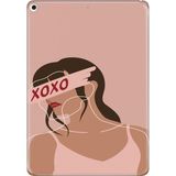 Adasena iPad Air 2 9.7" Kılıf Tablet Için Desenli Silikon Kapak - Xoxo - 001-Renkli