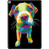 Adasena iPad Air 2 9.7" Kılıf Tablet Için Desenli Silikon Kapak - Yavru Pitbull - 001-Renkli