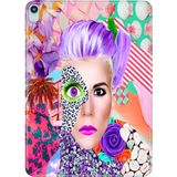 Adasena iPad Air M2 11" 6.nesil MUWC3TU/A Kılıf Tablet Için Desenli Silikon Kapak - Art Eyes - 001-Renkli