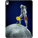 Adasena iPad Air M2 11" 6.nesil MUWC3TU/A Kılıf Tablet Için Desenli Silikon Kapak - Astronot Popart - 001-Renkli