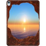 Adasena iPad Air M2 11" 6.nesil MUWC3TU/A Kılıf Tablet Için Desenli Silikon Kapak - Cool Manzara - 001-Renkli