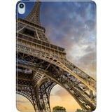 Adasena iPad Air M2 11" 6.nesil MUWC3TU/A Kılıf Tablet Için Desenli Silikon Kapak - Eyfel Paris - 001-Renkli
