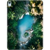 Adasena iPad Air M2 11" 6.nesil MUWC3TU/A Kılıf Tablet Için Desenli Silikon Kapak - Gizlenmiş Doğa - 001-Renkli