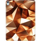 Adasena iPad Air M2 11" 6.nesil MUWC3TU/A Kılıf Tablet Için Desenli Silikon Kapak - Gold Prizma - 001-Renkli