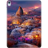 Adasena iPad Air M2 11" 6.nesil MUWC3TU/A Kılıf Tablet Için Desenli Silikon Kapak - Kapadokya Çizim - 001-Renkli