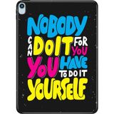 Adasena iPad Air M2 11" 6.nesil MUWC3TU/A Kılıf Tablet Için Desenli Silikon Kapak - Kendin Yapmalısın - 001-Renkli