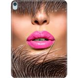 Adasena iPad Air M2 11" 6.nesil MUWC3TU/A Kılıf Tablet Için Desenli Silikon Kapak - Makeup - 001-Renkli