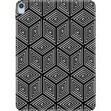 Adasena iPad Air M2 11" 6.nesil MUWC3TU/A Kılıf Tablet Için Desenli Silikon Kapak - Monochrome - 001-Renkli
