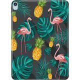 Adasena iPad Air M2 11" 6.nesil MUWC3TU/A Kılıf Tablet Için Desenli Silikon Kapak - Pinkflamingo - 001-Renkli
