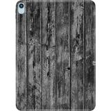 Adasena iPad Air M2 11" 6.nesil MUWC3TU/A Kılıf Tablet Için Desenli Silikon Kapak - Wood - 001-Renkli