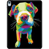 Adasena iPad Air M2 11" 6.nesil MUWC3TU/A Kılıf Tablet Için Desenli Silikon Kapak - Yavru Pitbull - 001-Renkli