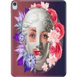 Adasena iPad Air M3 2025 Wi-Fi 11" Kılıf Tablet Için Desenli Silikon Kapak - Kreatif Yüz - iPad Air M3 2025 Wifi 11" - 001-Renkli