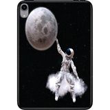 Adasena iPad Mini 6.nesil 8.3" Kılıf Tablet Için Desenli Silikon Kapak - Astronot Stil - 001-Renkli