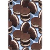 Adasena iPad Mini 6.nesil 8.3" Kılıf Tablet Için Desenli Silikon Kapak - Cookies - 001-Renkli