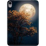 Adasena iPad Mini 6.nesil 8.3" Kılıf Tablet Için Desenli Silikon Kapak - Dolunay - 001-Renkli