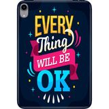 Adasena iPad Mini 6.nesil 8.3" Kılıf Tablet Için Desenli Silikon Kapak - Everything - 001-Renkli