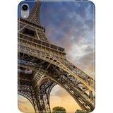 Adasena iPad Mini 6.nesil 8.3" Kılıf Tablet Için Desenli Silikon Kapak - Eyfel Paris - 001-Renkli