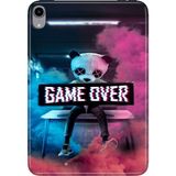Adasena iPad Mini 6.nesil 8.3" Kılıf Tablet Için Desenli Silikon Kapak - Game Over - 001-Renkli