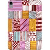Adasena iPad Mini 6.nesil 8.3" Kılıf Tablet Için Desenli Silikon Kapak - Grafik KARE95955 - 001-Renkli