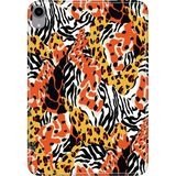 Adasena iPad Mini 6.nesil 8.3" Kılıf Tablet Için Desenli Silikon Kapak - Karma Leopar - 001-Renkli