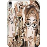 Adasena iPad Mini 6.nesil 8.3" Kılıf Tablet Için Desenli Silikon Kapak - Karmasuratlar - 001-Renkli