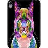 Adasena iPad Mini 6.nesil 8.3" Kılıf Tablet Için Desenli Silikon Kapak - Kedi-Art - 001-Renkli