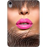 Adasena iPad Mini 6.nesil 8.3" Kılıf Tablet Için Desenli Silikon Kapak - Makeup - 001-Renkli