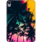 Adasena iPad Mini 6.nesil 8.3" Kılıf Tablet Için Desenli Silikon Kapak - Palm Beach - 001-Renkli