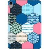 Adasena iPad Mini 6.nesil 8.3" Kılıf Tablet Için Desenli Silikon Kapak - Patchwork - 001-Renkli