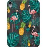 Adasena iPad Mini 6.nesil 8.3" Kılıf Tablet Için Desenli Silikon Kapak - Pinkflamingo - 001-Renkli