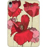 Adasena iPad Mini 6.nesil 8.3" Kılıf Tablet Için Desenli Silikon Kapak - Poppy - 001-Renkli