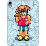 Adasena iPad Mini 6.nesil 8.3" Kılıf Tablet Için Desenli Silikon Kapak - Pug - 001-Renkli