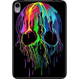 Adasena iPad Mini 6.nesil 8.3" Kılıf Tablet Için Desenli Silikon Kapak - Renkli Iskelet - 001-Renkli