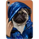 Adasena iPad Mini 6.nesil 8.3" Kılıf Tablet Için Desenli Silikon Kapak - Stil Pug - 001-Renkli
