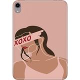 Adasena iPad Mini 6.nesil 8.3" Kılıf Tablet Için Desenli Silikon Kapak - Xoxo - 001-Renkli